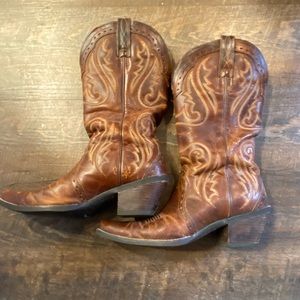 Ariat Leather Cowboy Boots